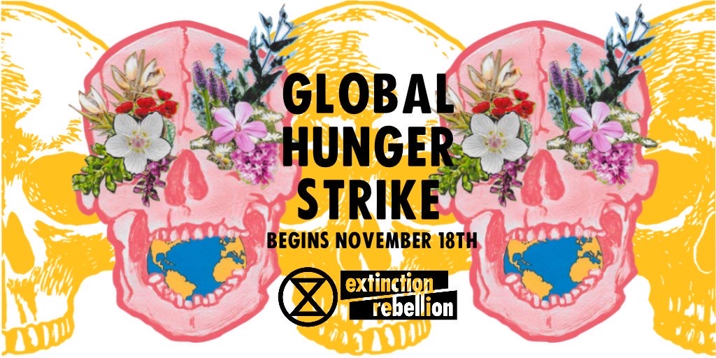 XR Global Climate hunger strike