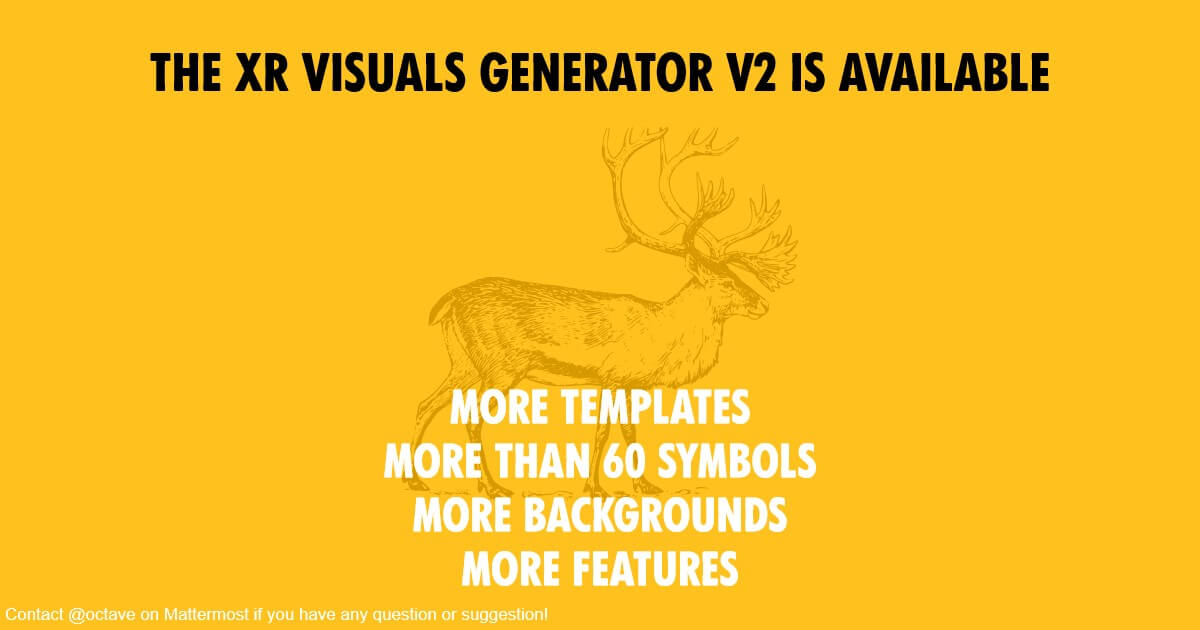 XR Visuals Generator graphic.