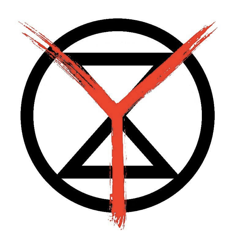 Logo del gruppo giovani di ExtinctionRebellion